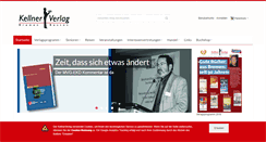 Desktop Screenshot of kellnerverlag.de