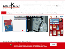 Tablet Screenshot of kellnerverlag.de